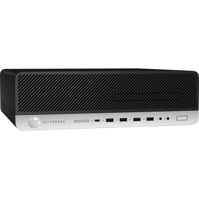 HP EliteDesk 800 G5 Desktop Computer - Intel Core i5 9th Gen i5-9600 Hexa-core (6 Core) 3.10 GHz - 16 GB RAM DDR4 SDRAM - 256 GB SSD - Small Form Factor - Thumbnail 3