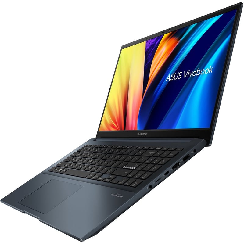 Asus VivoBook Pro 15 M6500 M6500QH-DB51 15.6" Notebook - Full HD - 1920 x 1080 - AMD Ryzen 5 5600H Hexa-core (6 Core) - 8 GB Total RAM - 8 GB On-board Memory - 512 GB SSD - Quiet Blue - Thumbnail 5