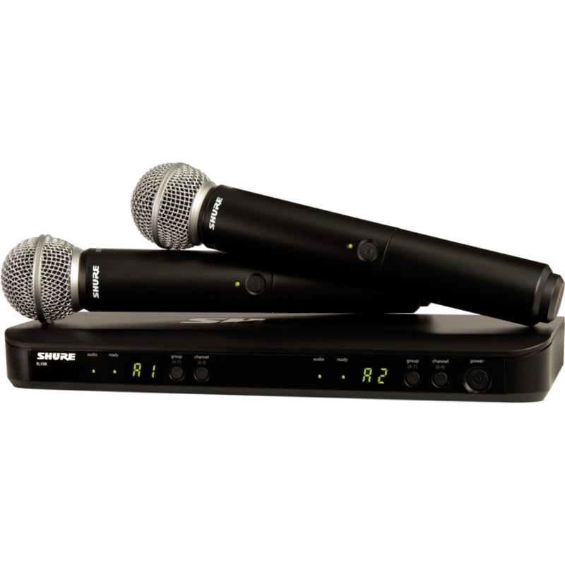 Shure Wireless Dual Vocal System with two SM58 - Thumbnail 1
