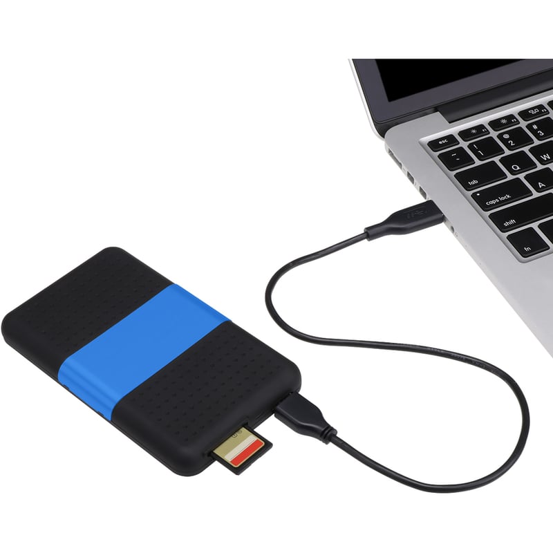 SIIG USB 3.0 to SATA Hard Drive with SD Reader Enclosure - 2.5" - Thumbnail 5
