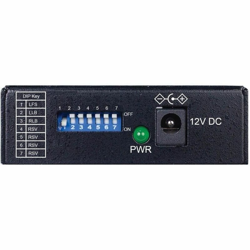 Tripp Lite by Eaton Hardened Copper to Fiber Media Converter 10/100 Mbps RJ45/SC Singlemode -10 to 60C 30 km (18.6 mi.) - Thumbnail 2