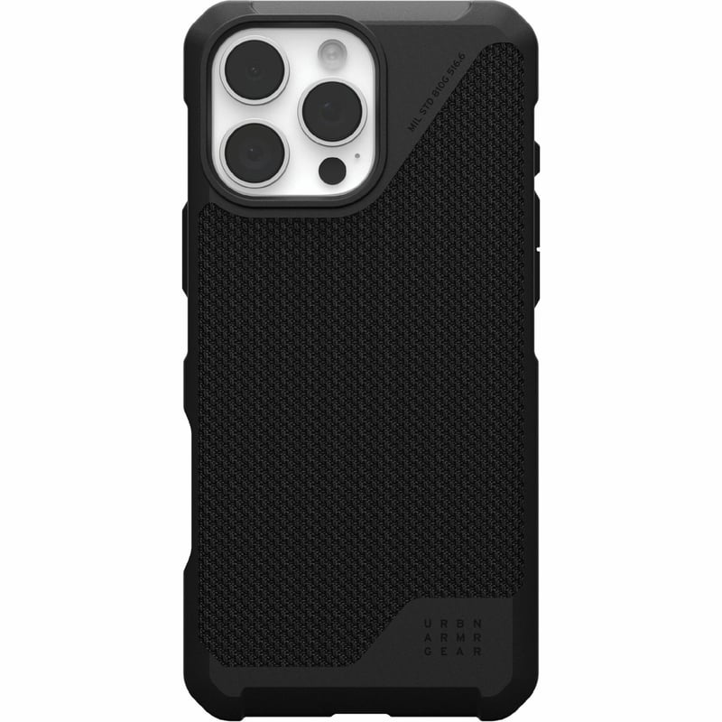 UAG CASE FOR APPLE IPHONE 16 PRO MAX -METROPOLIS LT W/MAGSAFE - KEVLAR BLACK - Thumbnail 1