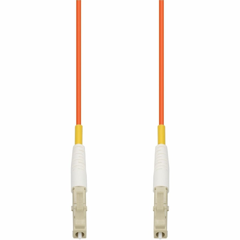AddOn 0.5m LC to LC Orange OM1 Simplex OFNR (Riser-Rated) MMF Fiber Patch Cable - Thumbnail 1