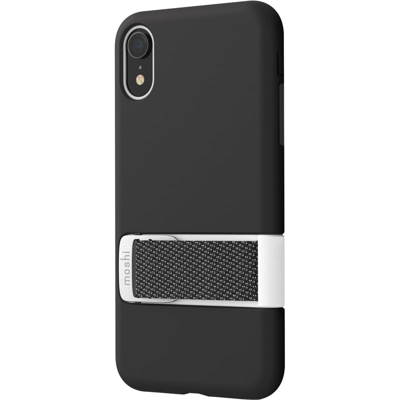 Moshi Capto Slim Case with MultiStrap Mulberry Black for iPhone XR - Thumbnail 1