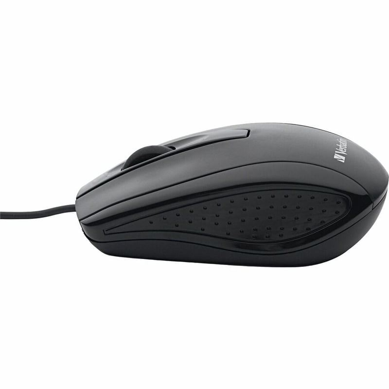 Verbatim Corded Optical Mouse - Black - Thumbnail 5