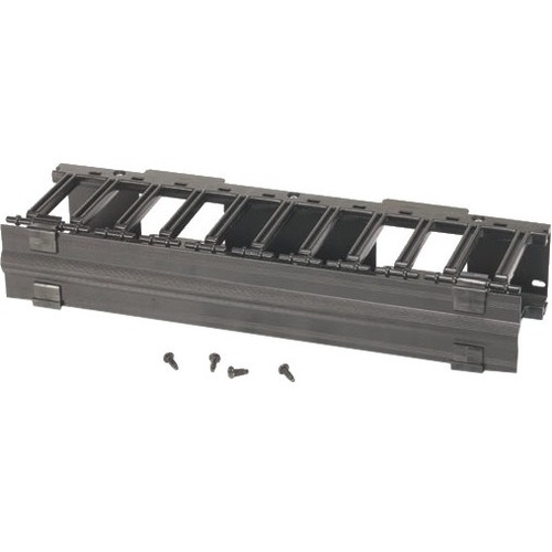 Eaton RCM+ Horizontal Cable Manager, 19" Rackmount, 2 RMU, Flat Black