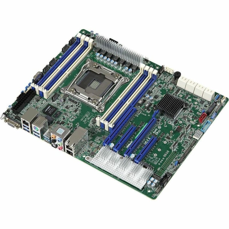 ASROCK RACK WC422D8A-2T/U ATX SERVER MOTHERBOARD SINGLE SOCKET R4 LGA 2066 INTEL - Thumbnail 2