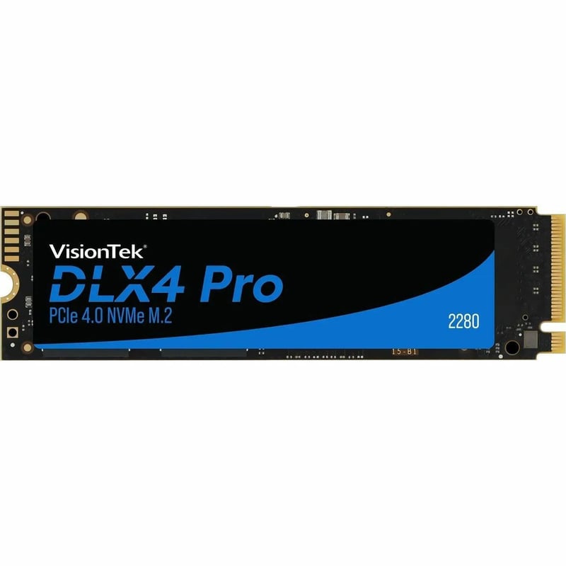 VisionTek DLX4 Pro 4 TB Solid State Drive - M.2 2280 Internal - PCI Express NVMe (PCI Express NVMe 4.0 x4) - Thumbnail 1