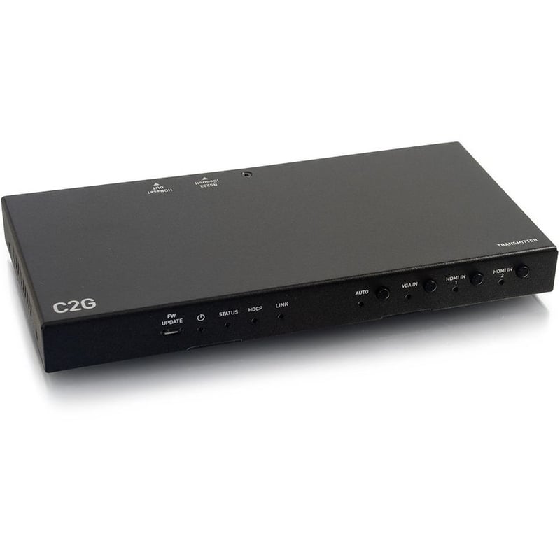 C2G Dual HDMI HDBaseT + VGA, RS232 Over Cat Switching Extender Transmitter - Thumbnail 1