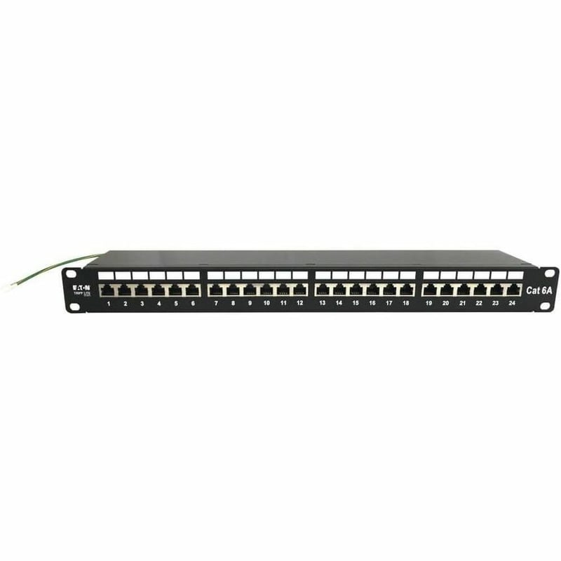 Tripp Lite by Eaton 24-Port Cat6a Shielded Patch Panel - 10 Gbps, STP, 110 Punch Down, RJ45, 1U, TAA - Thumbnail 5