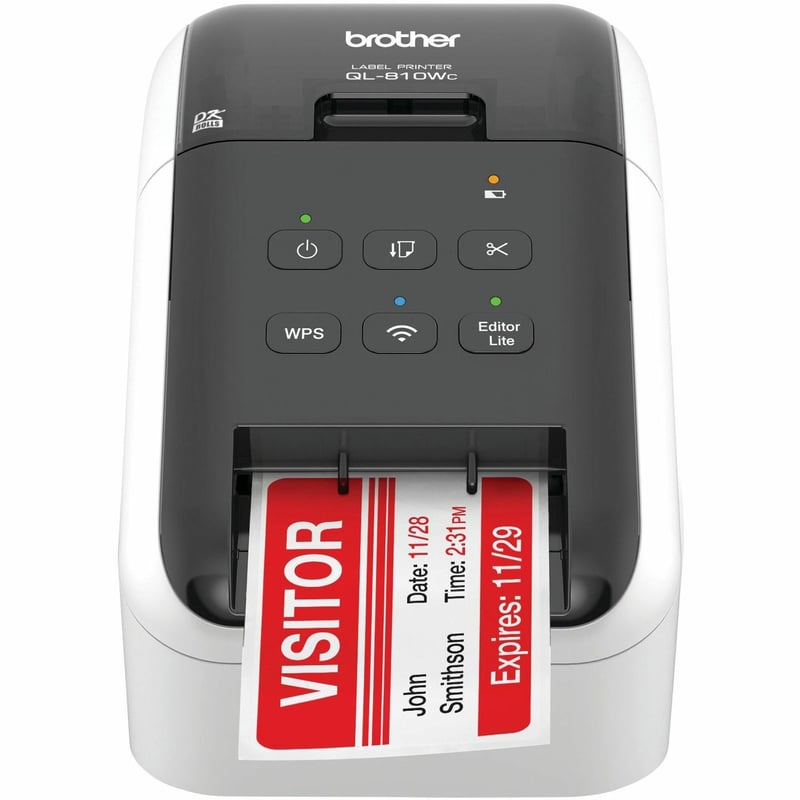 Brother QL-810WC Ultra Fast Label Printer with Wireless Networking - Thumbnail 1