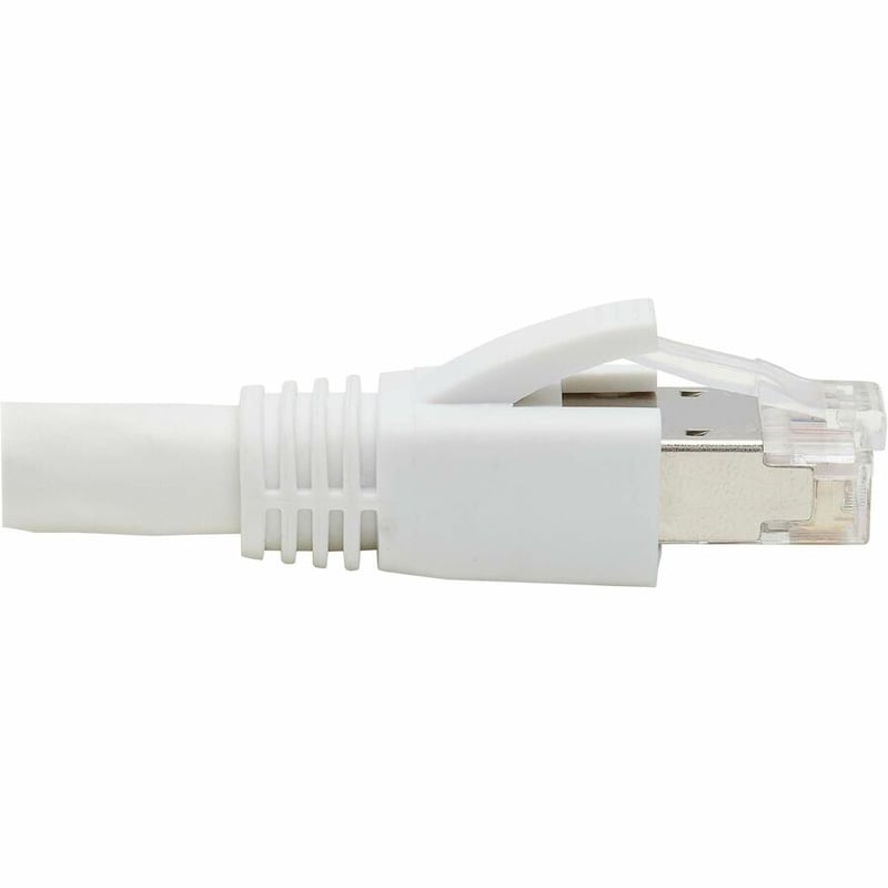 Eaton Tripp Lite Series Cat8 40G Snagless SSTP Ethernet Cable (RJ45 M/M), PoE, White, 12 ft. (3.7 m) - Thumbnail 4