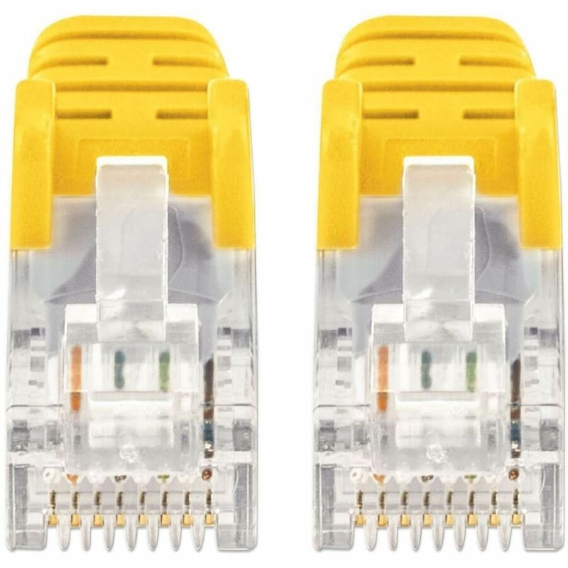CAT6 U/UTP SLIM NETWORK PATCH CABLE, 7 FT., YELLOW - Thumbnail 3