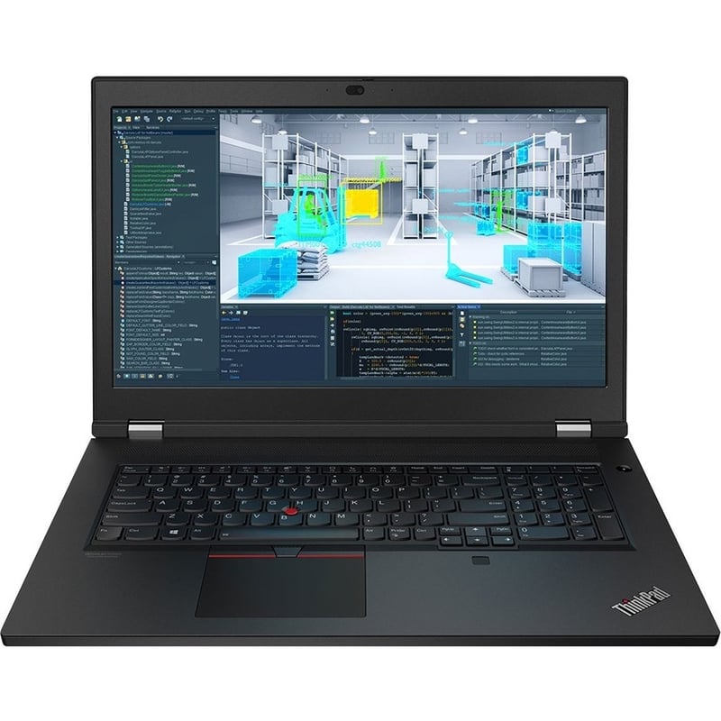 Lenovo ThinkPad P17 Gen 1 20SN003MUS 17.3" Mobile Workstation - 4K UHD - Intel Xeon W-10855M - vPro Technology - 32 GB - 512 GB SSD - English (US) Keyboard - Black - Thumbnail 2