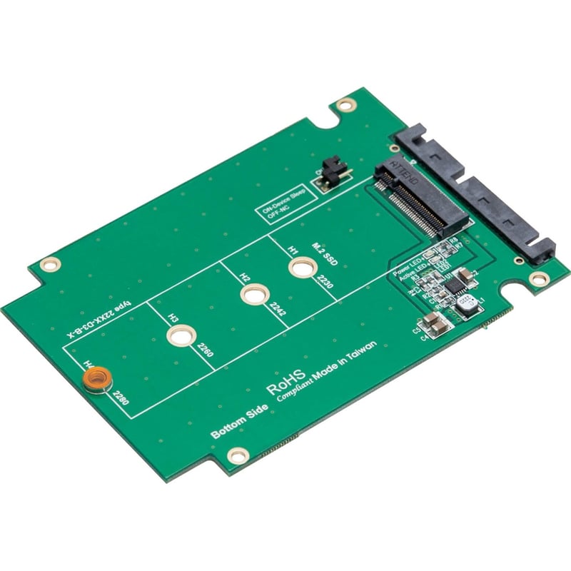 SYBA 2.5" SATA III to M.2 (NGFF) SSD Enclosure with Complete Screw Set - Thumbnail 1