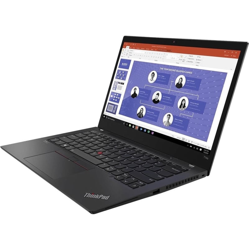 Lenovo ThinkPad T14s Gen 2 20XF0076US 14" Notebook - Full HD - 1920 x 1080 - AMD Ryzen 7 PRO 5850U Octa-core (8 Core) 1.90 GHz - 16 GB Total RAM - 512 GB SSD - Villi Black - Thumbnail 1