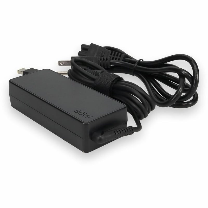 Lenovo 0B46994 Compatible 90W 20V at 4.5A Black Slim Tip Laptop Power Adapter and Cable - Thumbnail 3