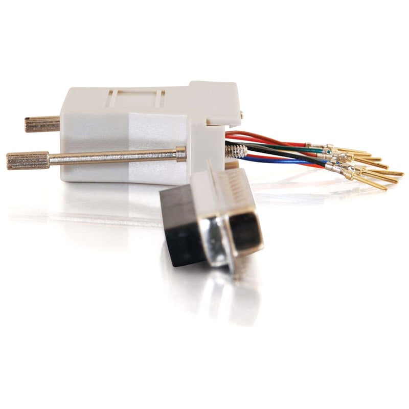 MODULAR ADAPTER - RJ-45 LEFT CONNECTOR - FEMALE LEFT GENDER - DB25 RIGHT CONNECT - Thumbnail 3
