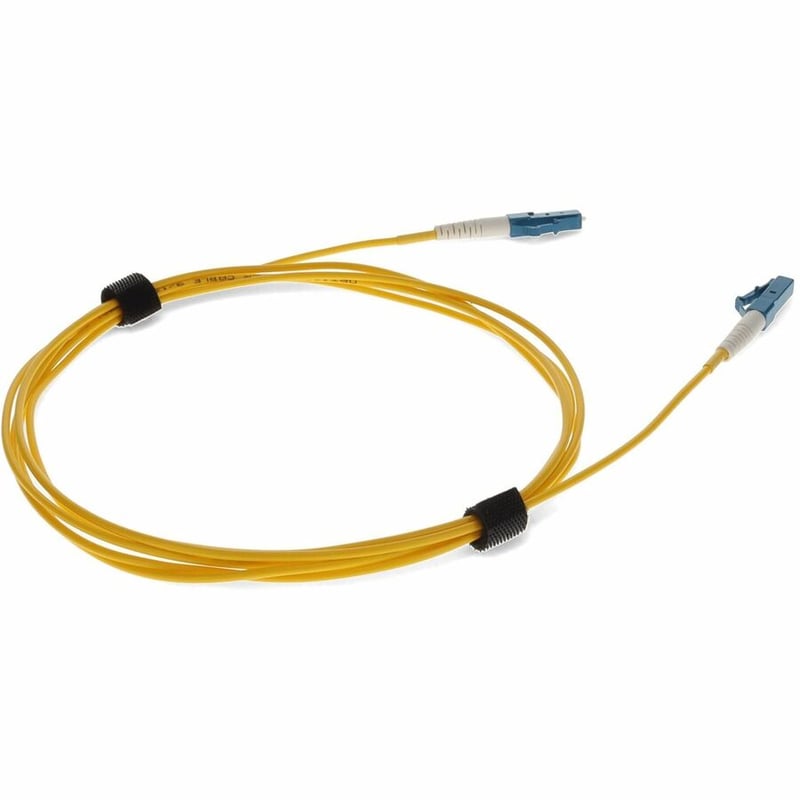AddOn 2m Cisco 15454-LC-LC-2= Compatible LC (Male) to LC (Male) Yellow OS2 Simplex Fiber OFNR (Riser-Rated) Patch Cable - Thumbnail 5