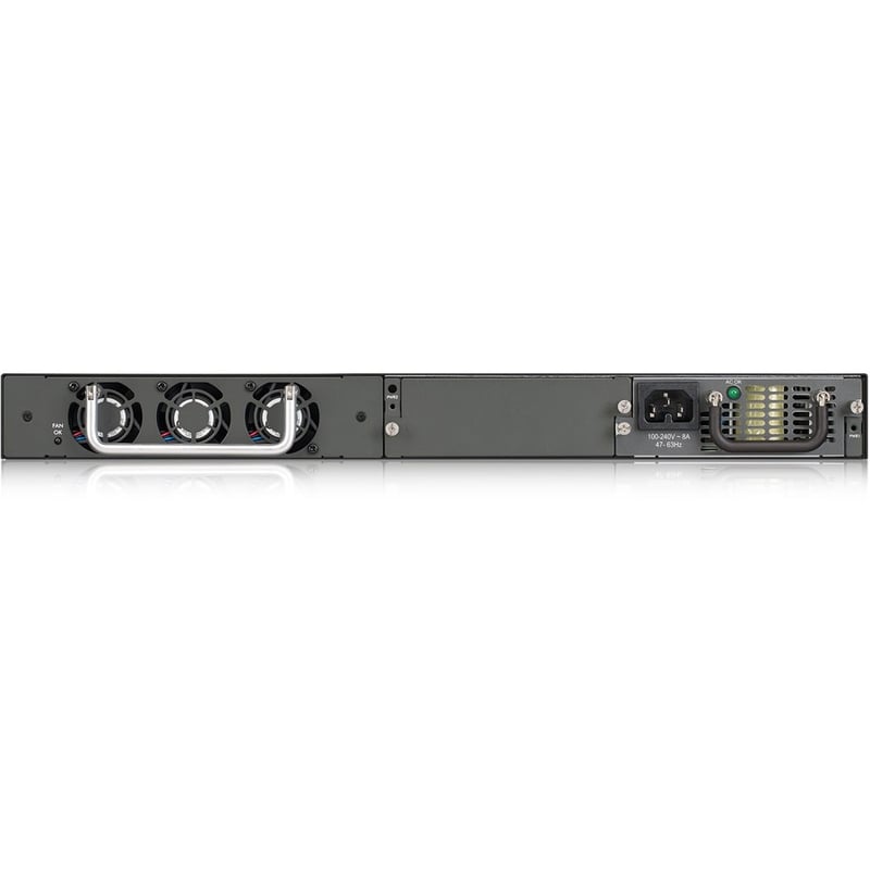 ZYXEL 48-Port GbE L2+ PoE Switch with 10GbE Uplink - Thumbnail 3