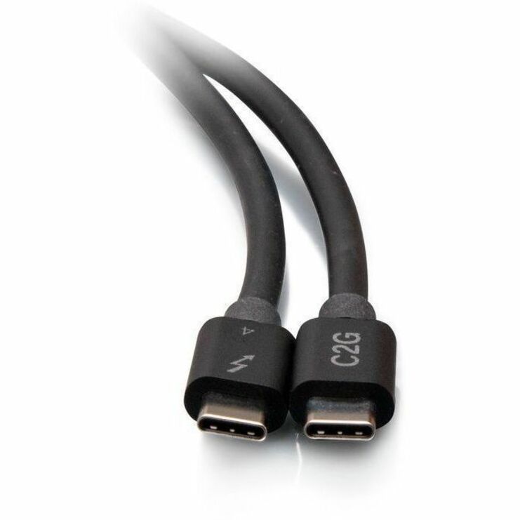 C2G 2.5ft Thunderbolt 4 Cable - USB C - 40Gbps - M/M - Thumbnail 5