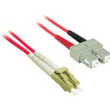 C2G 5m LC-SC 62.5/125 OM1 Duplex Multimode PVC Fiber Optic Cable - Red