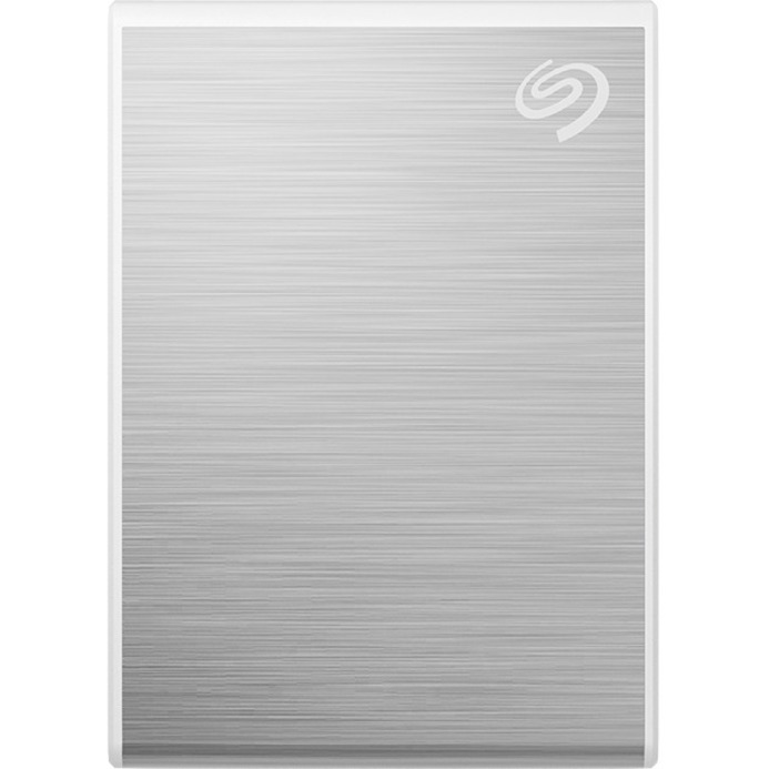 Seagate One Touch STKG500401 500 GB Solid State Drive - External - Silver - Thumbnail 2