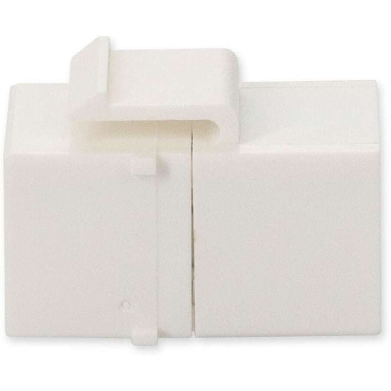 RJ-45 F/F CONNECTOR CAT6 RJ-45 WHITE INLINE COUPLER - Thumbnail 2