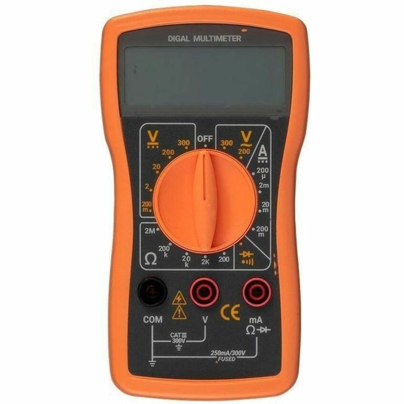 DIGITAL MULTIMETE FOR TESTING VOLTAGE CURRENT RESISTANCE AND DIODES - Thumbnail 2