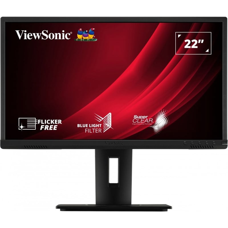 ViewSonic VG2240 22 Inch 1080p Ergonomic Monitor with Integrate USB Hub, HDMI, DisplayPort, VGA Inputs for Home and Office - Thumbnail 3