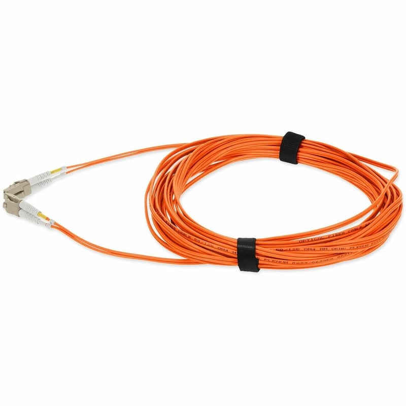 AddOn 5m LC to LC Orange OM4 Duplex OFNP (Plenum-Rated) Fiber Patch Cable - Thumbnail 2