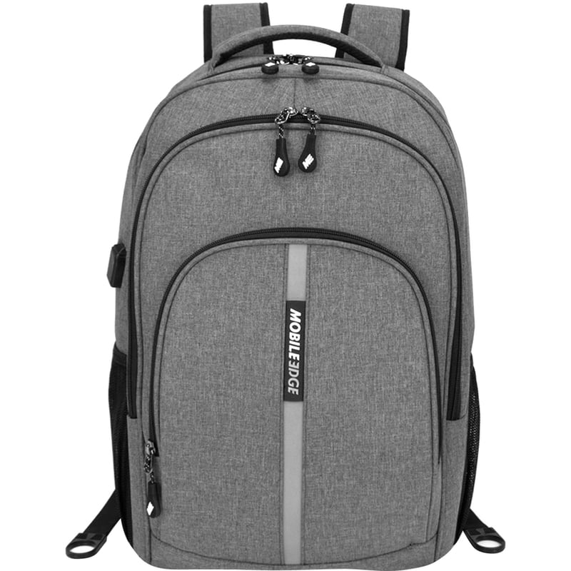 Mobile Edge Commuter Carrying Case Rugged (Backpack) for 15.6" to 16" Notebook, Travel Essential - Gray