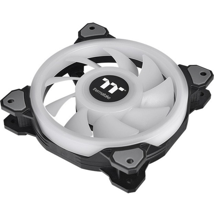 Thermaltake Riing Quad 12 RGB Radiator Fan TT Premium Edition Single Fan Pack - White - 1 Pack - Thumbnail 3