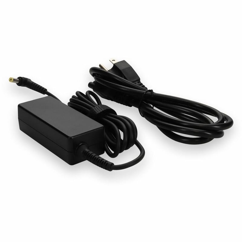 AddOn Acer LC.ADT0A.023 Compatible 40W 19V at 2.15A Black 5.5 mm x 1.7 mm Laptop Power Adapter and Cable - Thumbnail 3