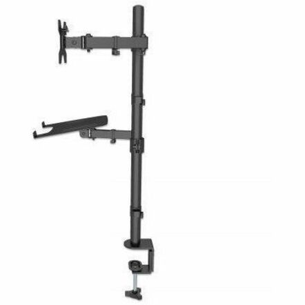 Desk Mount for Monitors & Laptop Combo (Full Motion), For screens: 10-27" , Laptop up to 17" , Clamp Assembly, VESA compatability: 75x75 and 100x100mm - check the dimensions of the four mounting holes on back of screen to ensure it fits, Max 8kg, - Thumbnail 5