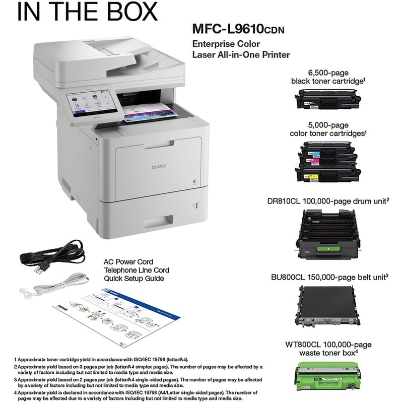 MFC-L9610CDN ENTERPISE COLOR LASER ALL-IN-ONE - Thumbnail 5