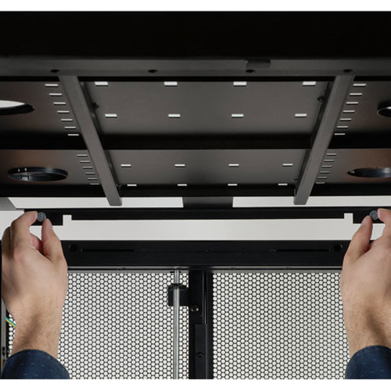 Tripp Lite by Eaton 45U SmartRack Wide Standard-Depth Rack Enclosure Cabinet with doors & side panels - Thumbnail 3