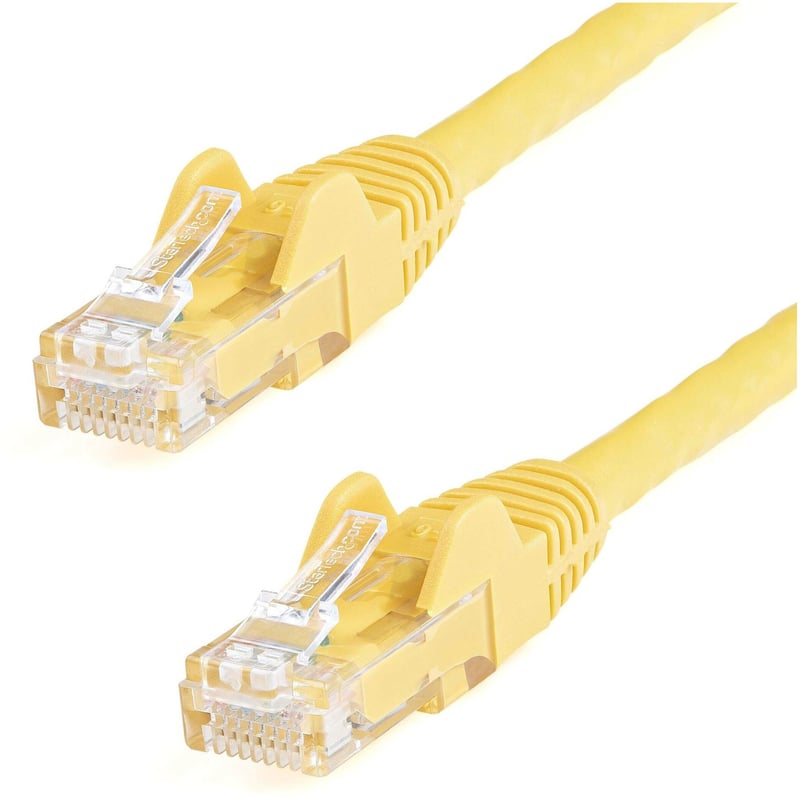 StarTech.com 14ft CAT6 Ethernet Cable - Yellow Snagless Gigabit - 100W PoE UTP 650MHz Category 6 Patch Cord UL Certified Wiring/TIA - Thumbnail 1