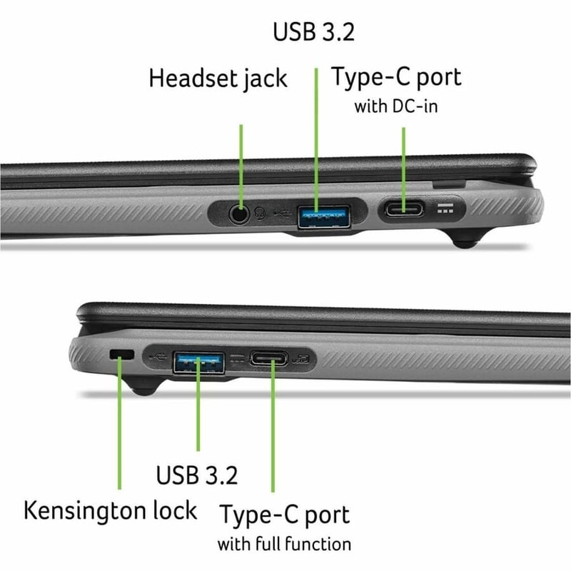 C725-84AT CHROME MEDIATEK 540 4GB 64 GB 11.6IN HD NON TOUCH - Thumbnail 2