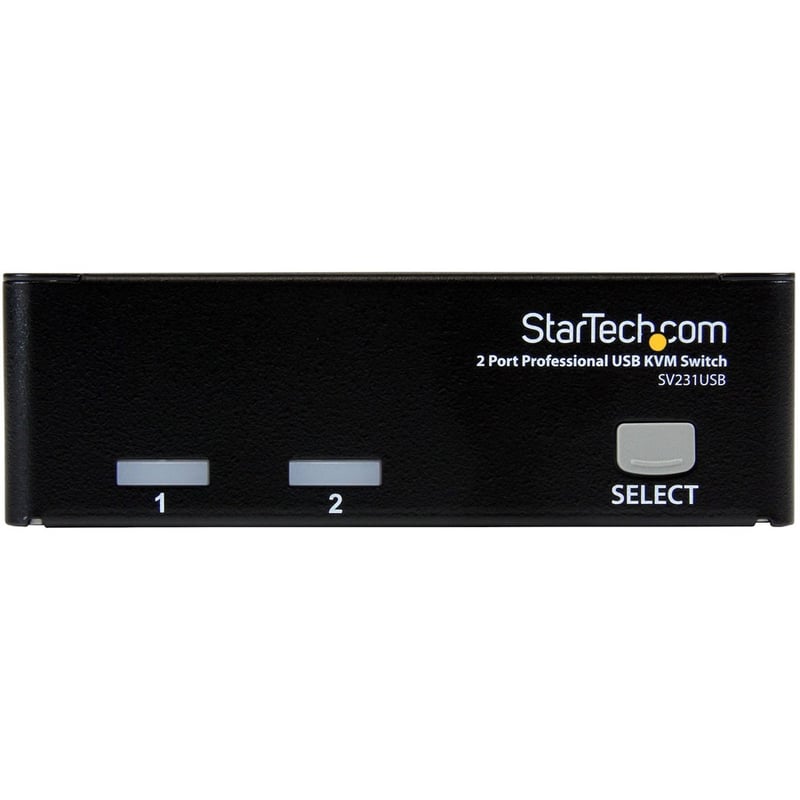 StarTech.com 2 Port Professional USB KVM Switch Kit with Cables - Thumbnail 2
