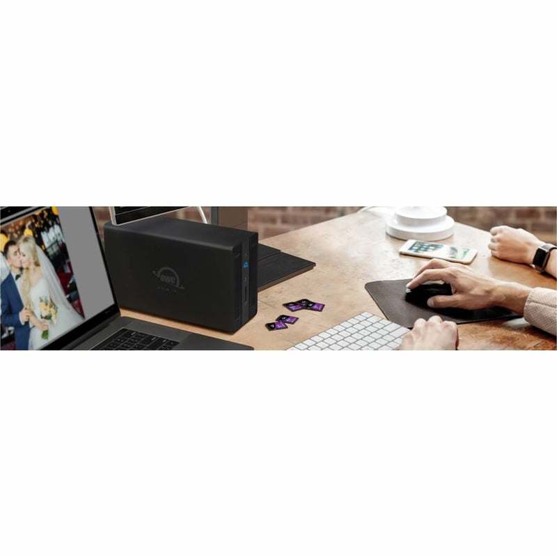 OWC GEMINI 0TB THUNDERBOLT 40GB/S DOCK AND DUAL-DRIVE RAID STORAGE ENCLOSURE - U - Thumbnail 5