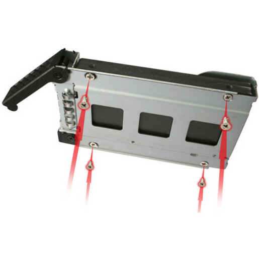 Icy Dock ToughArmor MB699VP-B Drive Enclosure for 5.25" - Mini-SAS HD Host Interface Internal - Black