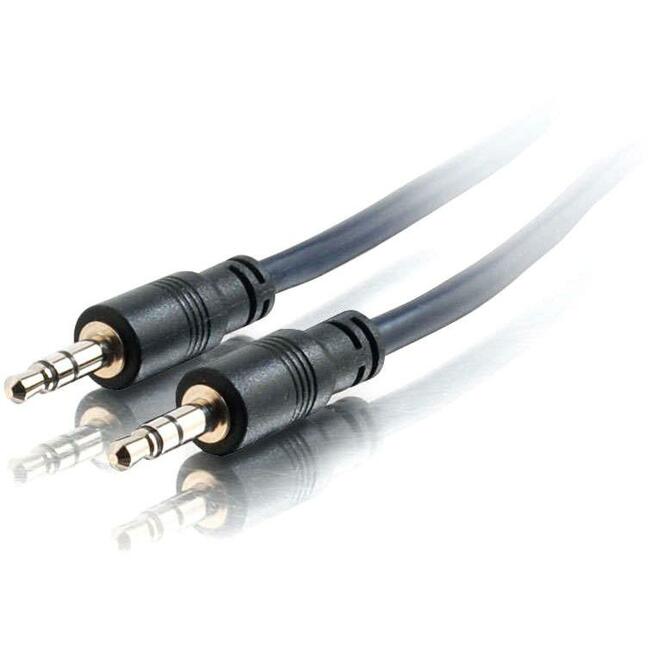 C2G 25ft Plenum-Rated 3.5mm Stereo Audio Cable with Low Profile Connectors - Thumbnail 1