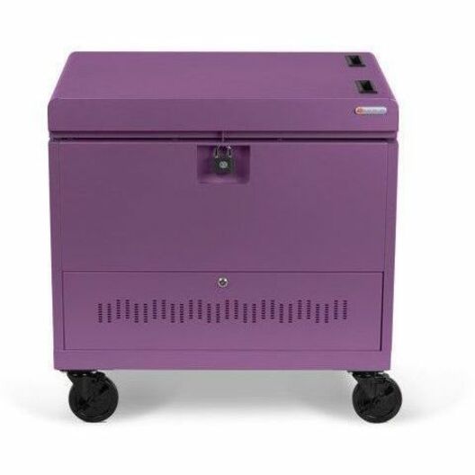 Bretford CUBE Transport Cart with Caddies - TVCT30CAD - Thumbnail 2
