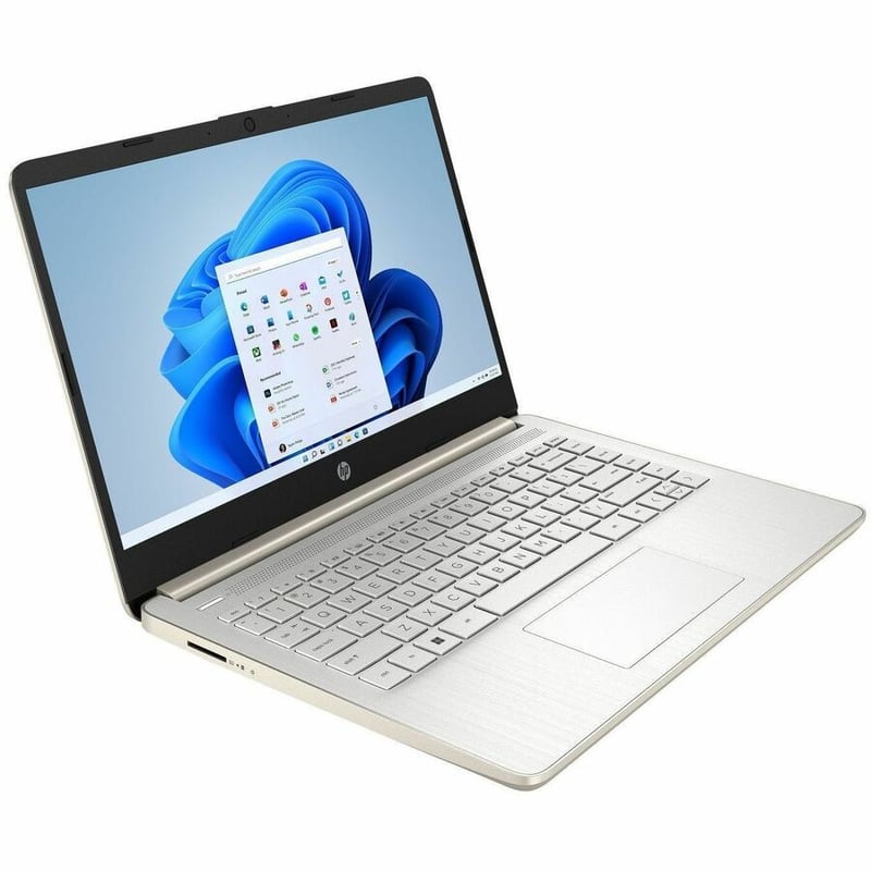 HP 14 PALE ROSE GOLD NATURAL SILVER LAPTOP CELERON N4500 4GB - Thumbnail 2