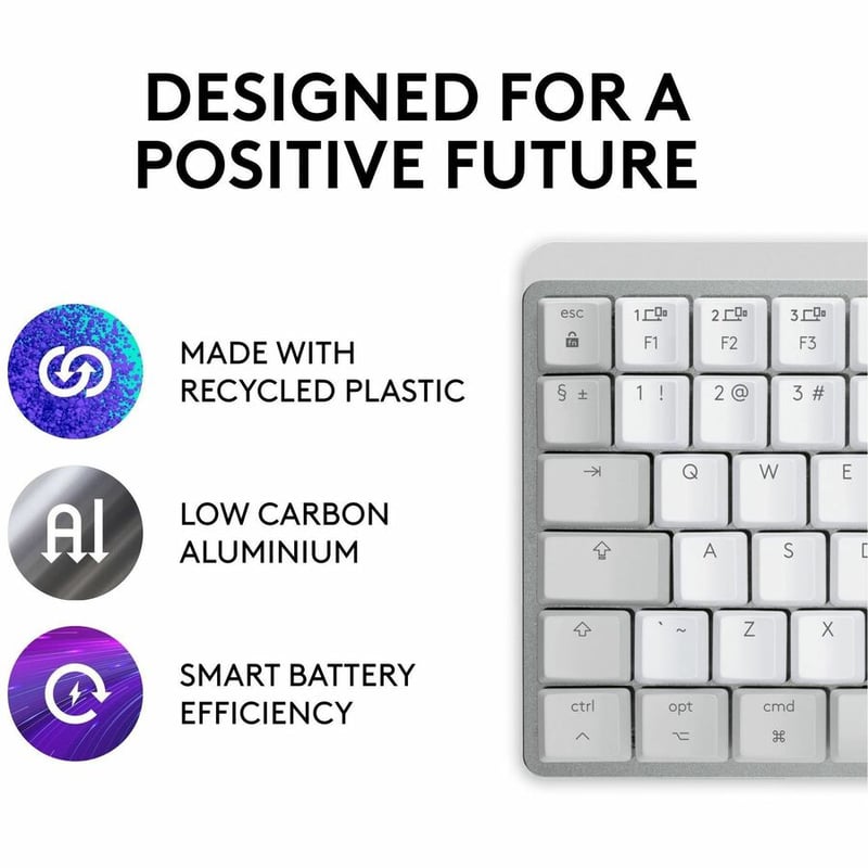 Logitech MX Mechanical Mini for Mac Wireless Illuminated Performance Keyboard - Thumbnail 5