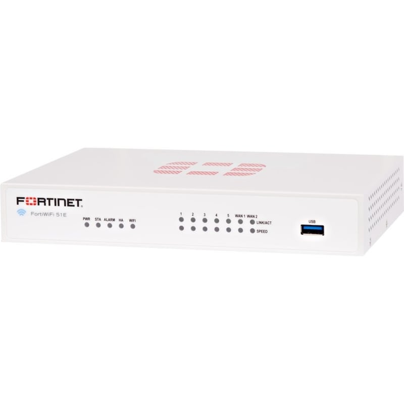 Fortinet FortiWifi FWF-51E Network Security/Firewall Appliance - Thumbnail 2