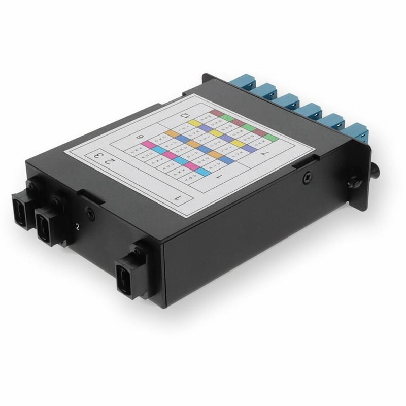 AddOn 4-Bay Cassette 3x 12-Fiber MPO In, 12 LC Duplex Out, Single-mode Duplex OS2 - Thumbnail 5