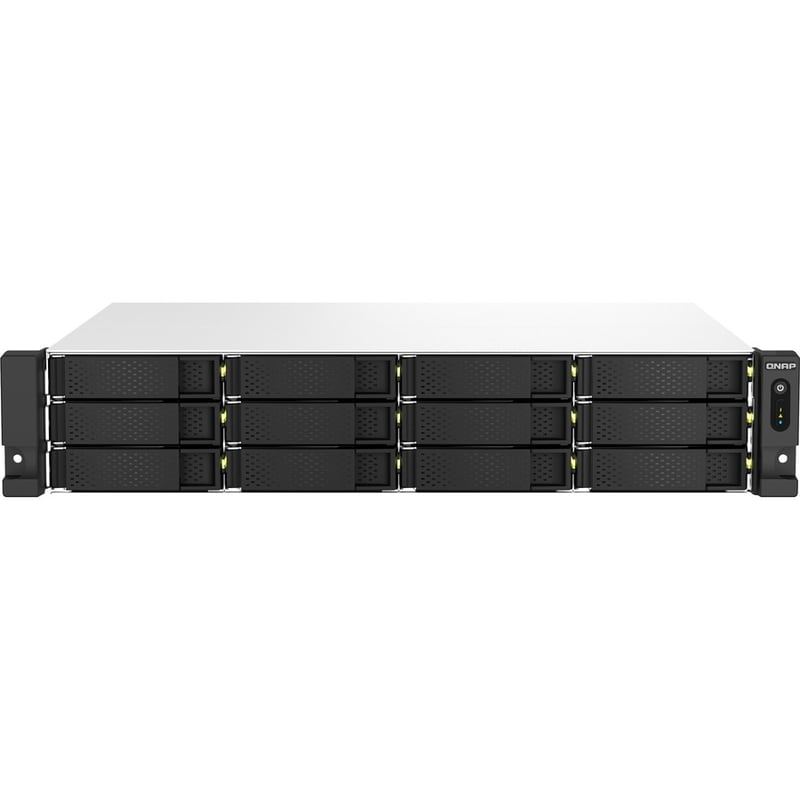 QNAP TS-1264U-RP-8G SAN/NAS Storage System - Thumbnail 2