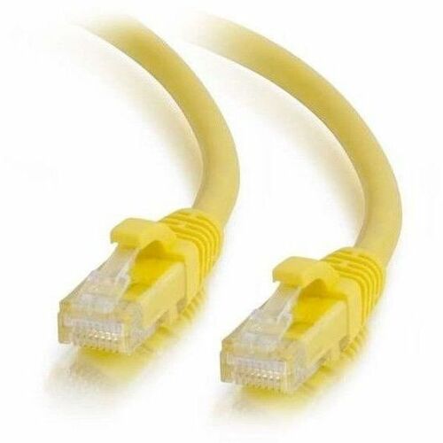 Quiktron Q-Series Patch Cords, Cat6, Booted, Yellow, 20 Ft